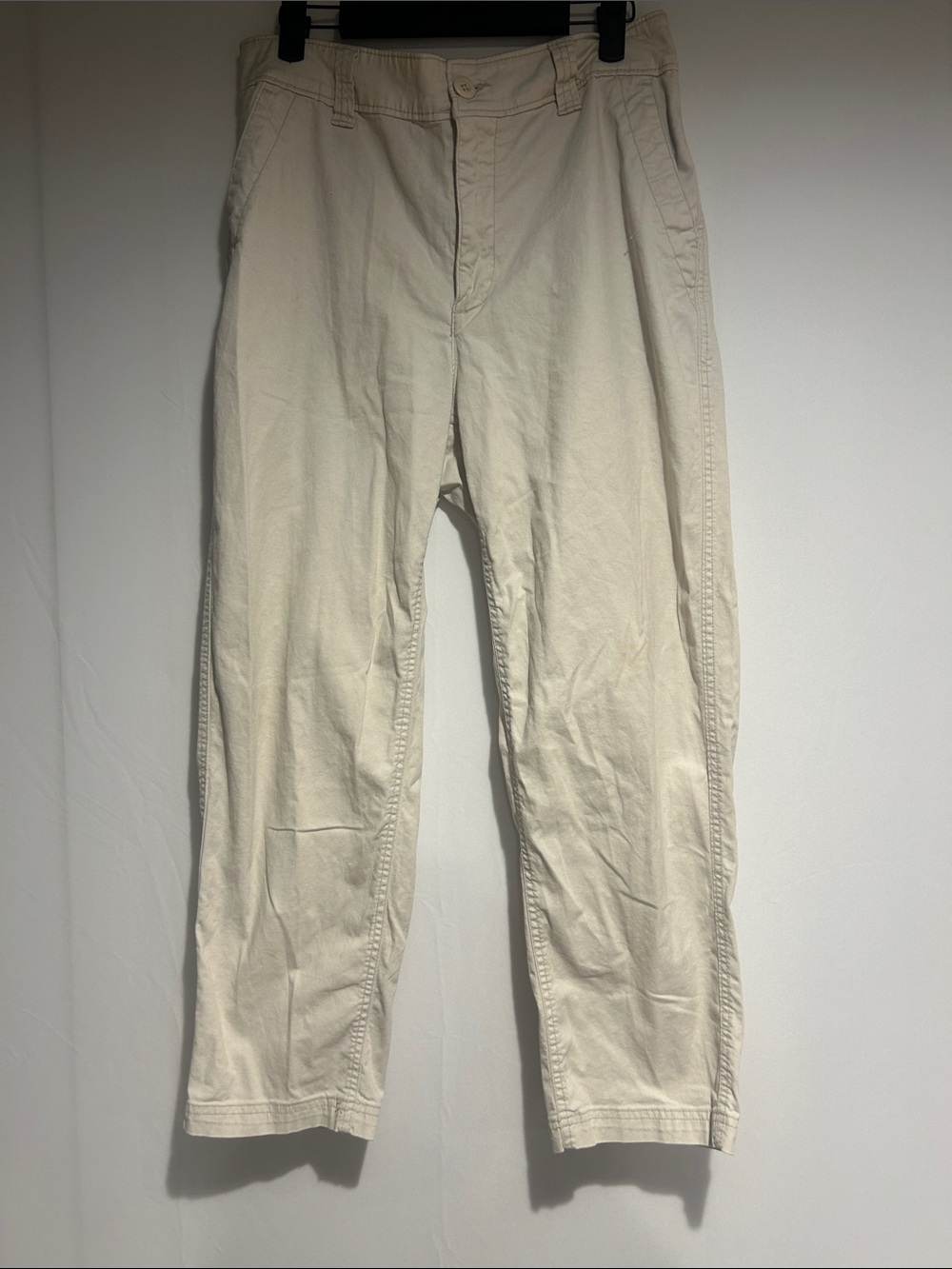 Old Navy Women's Cream Ankle-Length Casual Pants